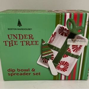 Boston Warehouse Under The Tree Dip Bowl & Spreader Set